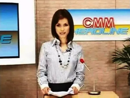 Prezenterka wiadomości jest obsypana spermą (WIDEO)